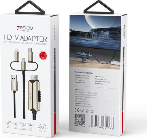 HDTV ADAPTATEUR 3 IN 1 HM14