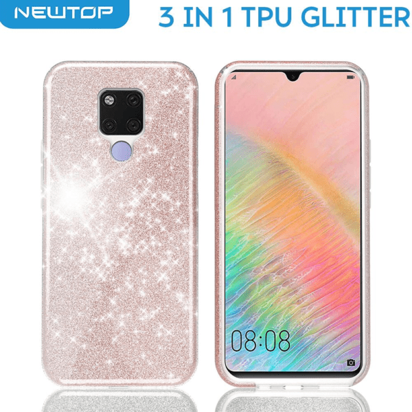 3 IN 1 PC TPU GLITTER COVER APPLE IPHONE 11 PRO / FUCHSIA
