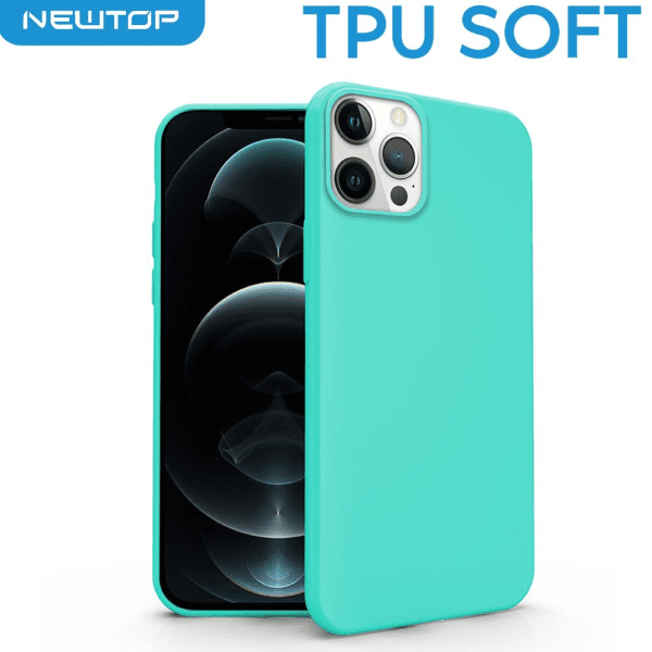 TPU SOFT CASE COVER  BLEU LIGHT POUR  IPHONE 11 PRO