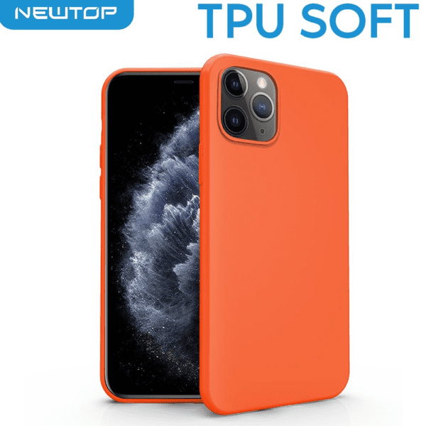 TPU SOFT CASE COVER ORANGE POUR IPHONE 11 PRO