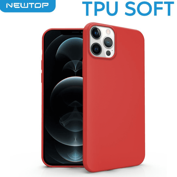 TPU SOFT CASE COVER APPLE IPHONE XS MAX "NO LOGO" ROUGE