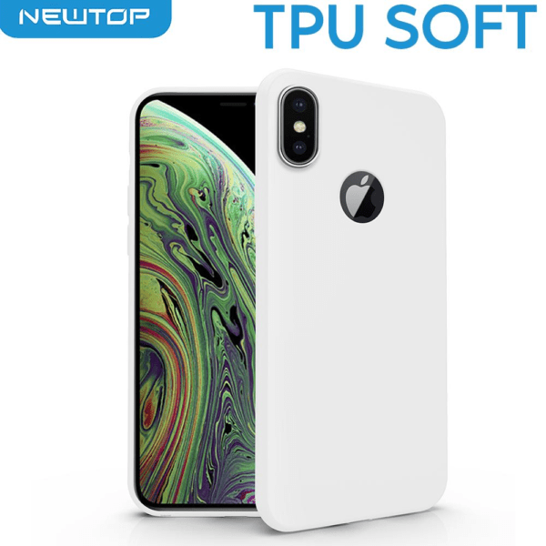 TPU SOFT CASE COVER APPLE IPHONE XS MAX BLANC