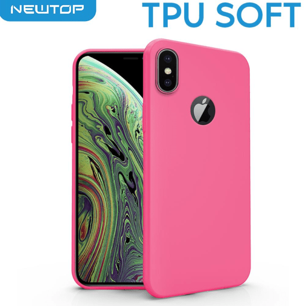 TPU SOFT CASE COVER APPLE IPHONE XS MAX FUSCHIA