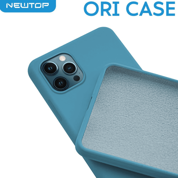 NEWTOP ORI CASE COVER SAMSUNG GALAXY A12 BLEU CIEL