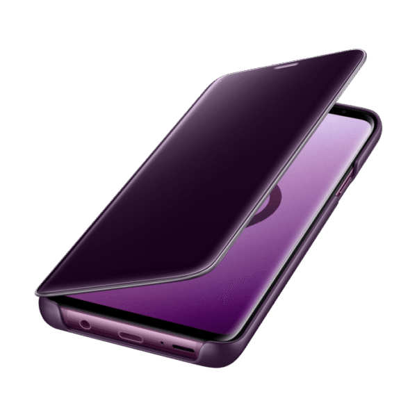 Clear View cover avec fonction Stand Violet Galaxy S9+