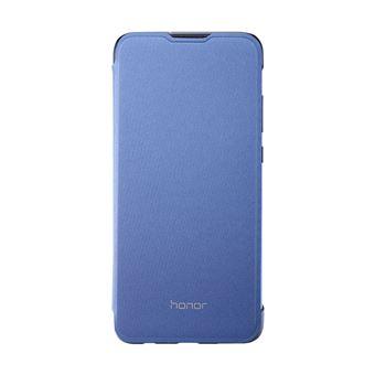 Honor - Protection à rabat pour téléphone portable - polyuréthane - bleu - pour Honor 10 Lite