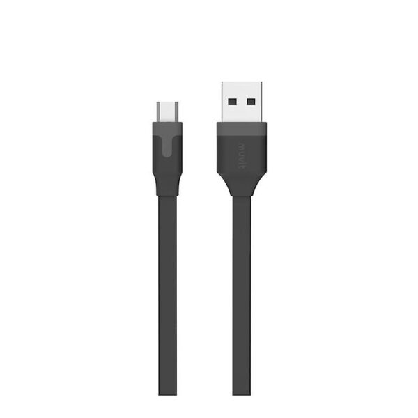 Câble USB/Micro USB 2,4 A Muvit Noir - 8426801138414