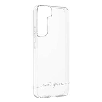 Just Green - Coque de protection pour téléphone portable - matière organique durable, polyuréthane thermoplastique (TPU) 100 % recyclable - transparent - pour Samsung Galaxy S21 5G