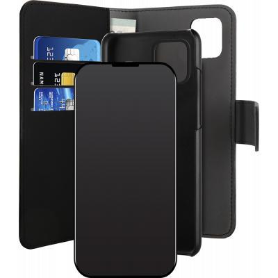 iPhone 12 Pro Max Coque Magnétique Folio 2 en 1 Noir