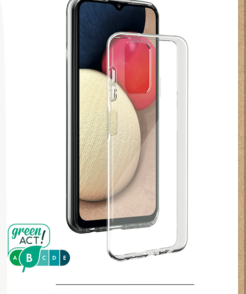 Coque SoftTouch Silicone Noir pour Samsung Galaxy A03s