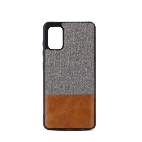 MOOOV Coque Souple Bi-matière Pour Samsung A41 - Grise Et Marron