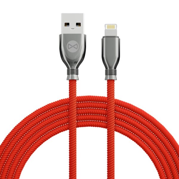 Câble Tornado Rouge Iphone (USB - apple lightning) 3A 1M FOREVER