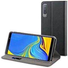 Etui pour Samsung Galaxy A7 (2018) Porte-cartes Noir