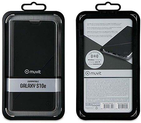 Etui pour Samsung Galaxy S10e porte cartes Noir