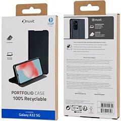 MUVIT FOR CHANGE FOLIO STAND NOIR SAMSUNG GALAXY A32 5G
