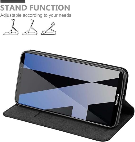 Etui pour Huawei Mate 10 Pro Porte cartes Noir