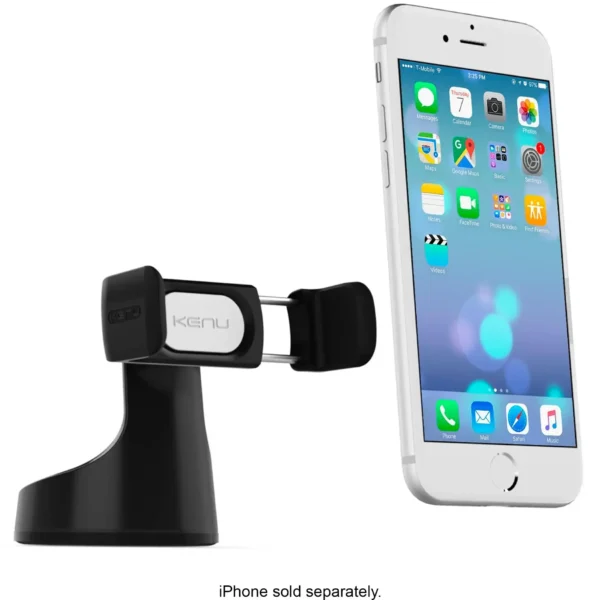 Kenu - Support voiture Airbase Pro pour téléphones portables - Noir