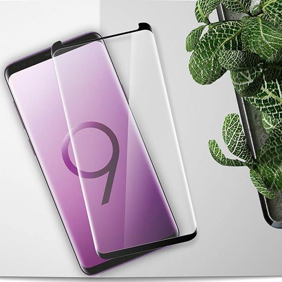 MUVIT - Verre trempé incurve pour Samsung Galaxy S9+