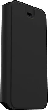 OtterBox pour Apple iPhone 12/iPhone 12 Pro, étui de protection élégant et doux au toucher, série Strada Via, noir