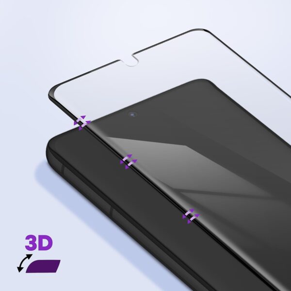 Protection d'écran incassable pour Galaxy S21 Ultra Garantie à vie Force Glass