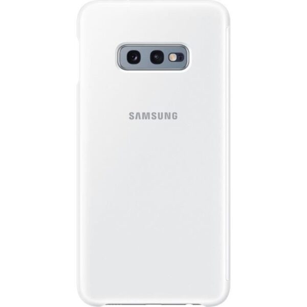 Folio Samsung Galaxy S10E Clear View Cover avec fenêtre transparente Blanc