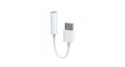 Adaptateur usb-c/jack 3. 5mm femelle - blanc