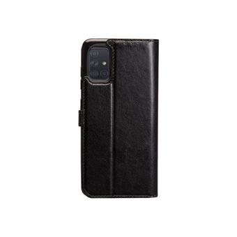 Bigben Connected Folio Wallet - Protection à rabat pour téléphone portable - synthétique - noir - pour Samsung Galaxy A51