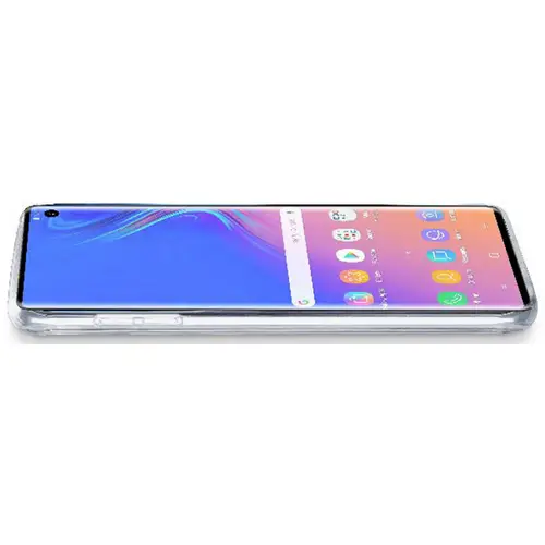 Coque arrière transparente Cellularline Clear Duo pour Galaxy S10