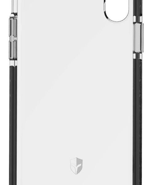 Coque Force Case New Life Noir transparent pour iPhone X