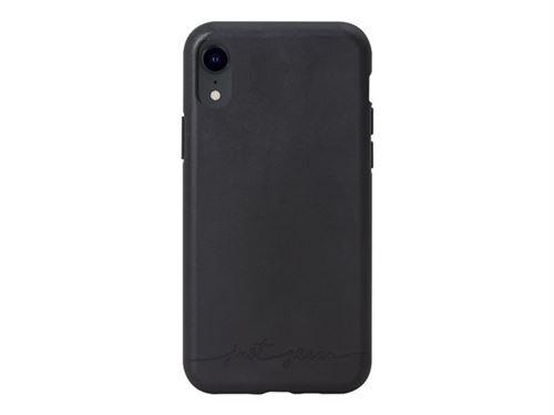COQUE JUST GREEN - iPhone XR - NOIR -