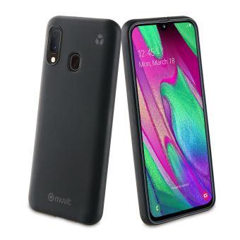 Coque écoresponsable Muvit For Change RecycleTek Noir pour Samsung Galaxy A40