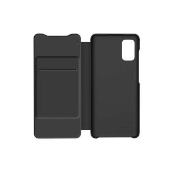 Etui Designed for Samsung A41 Flip Wallet Noir