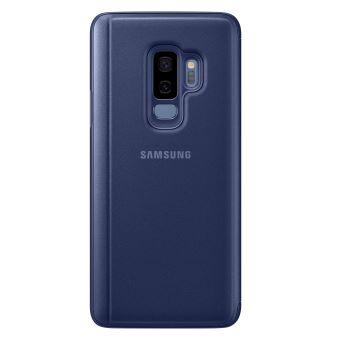 Etui Samsung Clear View Bleu pour Galaxy S9+