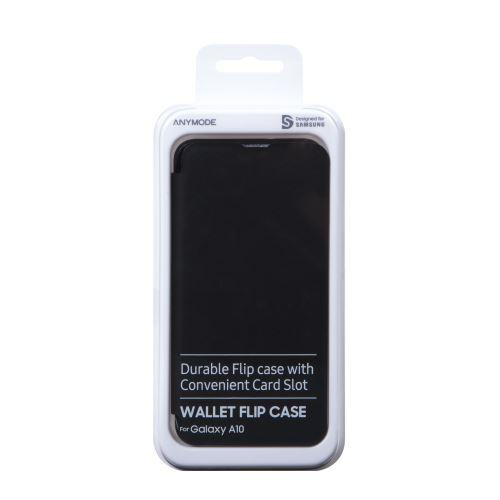 Etui Samsung Flip Wallet Noir pour Samsung Galaxy A10