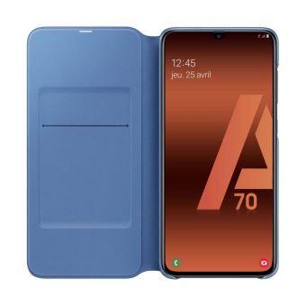 Etui folio Samsung Wallet Cover Noir pour Galaxy A70