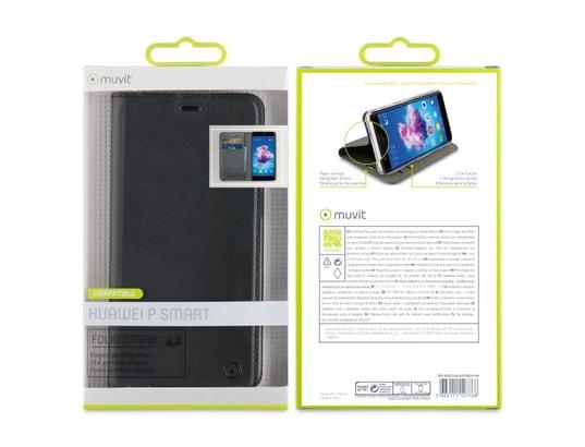 Etui Folio Stand Noir Pour Huawei P Smart
