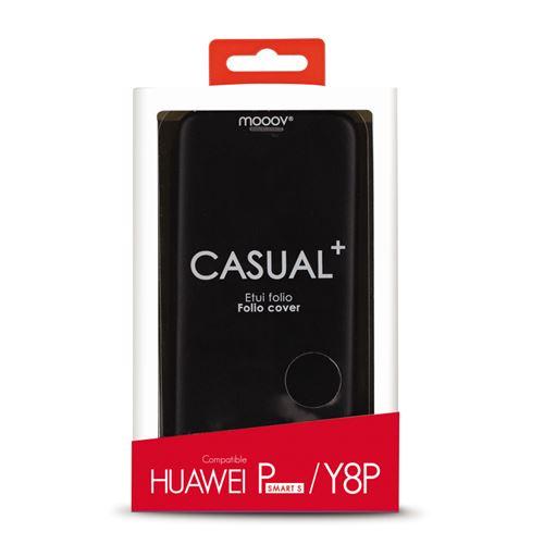 Mooov 684067 Etui folio clam pour Huawei P Smart S - noir
