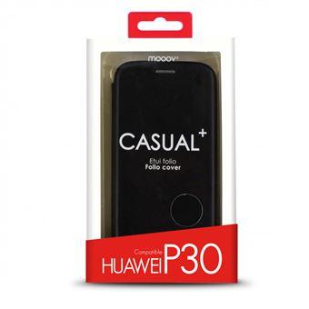 Mooov 685216 Etui folio clam pour Huawei P30 - noir