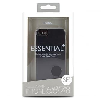 Mooov Coque souple transparente pour iPhone 6/6S/7/8/SE 2020