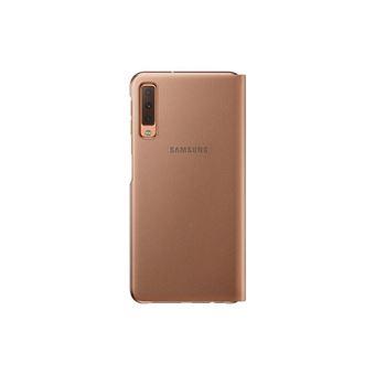 SAMSUNG GALAXY A7 2018 FLIP WALLET GOLD
