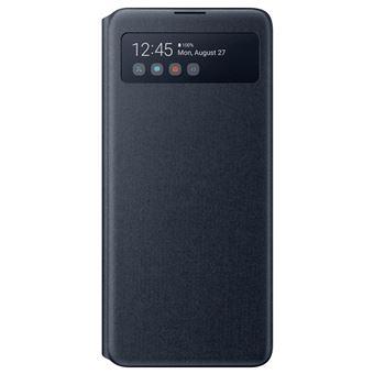 Samsung S View Wallet EF-EA415 - Protection à rabat pour téléphone portable - noir - pour Galaxy A41