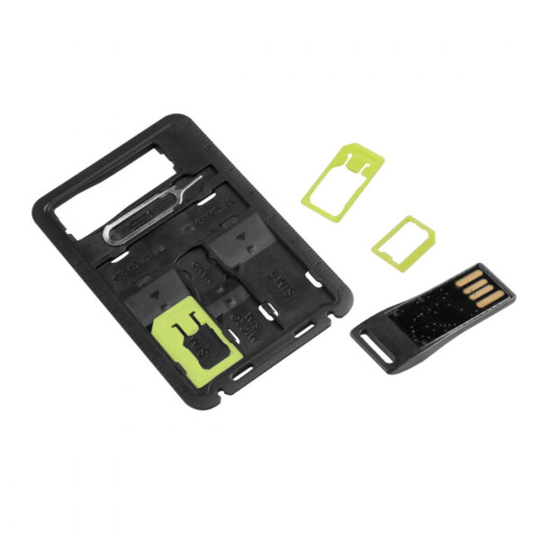 Pack adaptateur SIM Muvit 3 : nanoSIM + microSIM + lecteur de cart