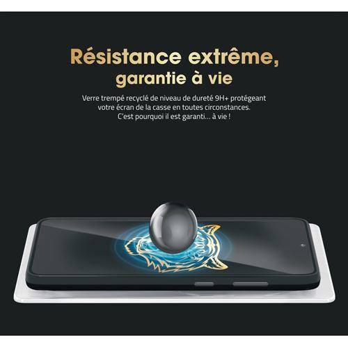 Protection D'écran Pour Samsung Galaxy S20 Plus / 5g Antibactérienne Noir Transparent Tiger