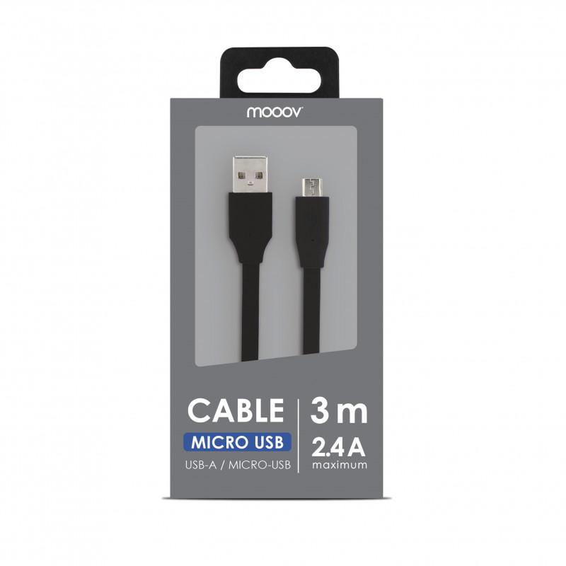 cable-micro-usb-usb-a-plat-3-m-noir