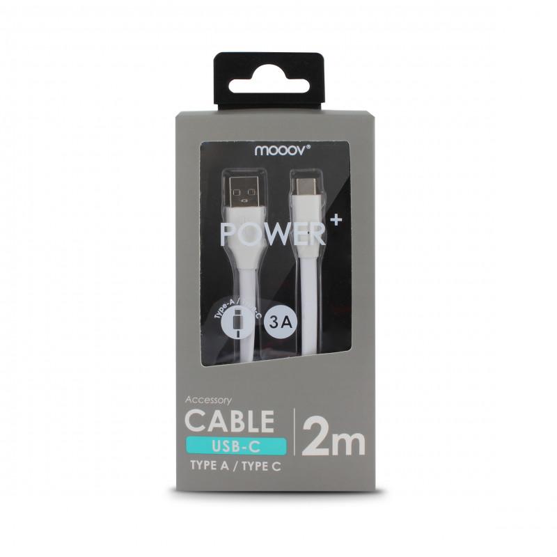 cable-usb-c-usb-a-plat-2-m-blanc