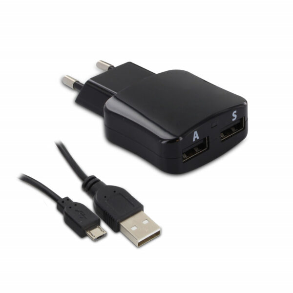 Chargeur secteur Micro-USB Complet 2x USB-A