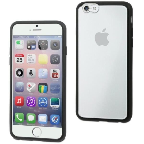 Coque Muvit MUBMC0101 pour iPhone 6 Plus / iPhone 6S + noir -