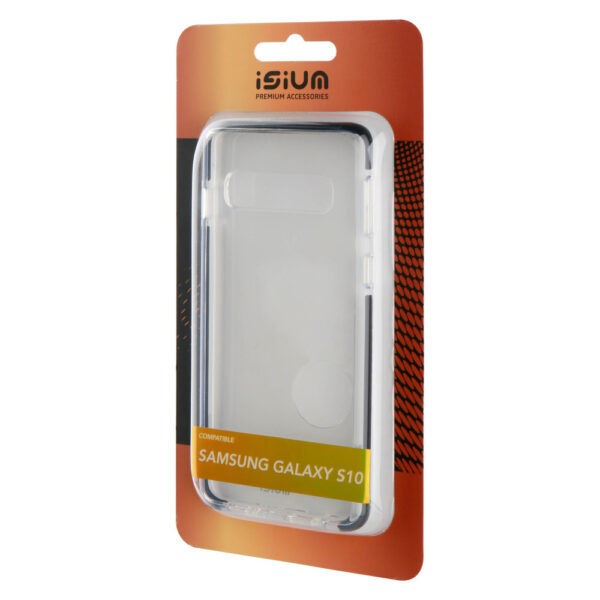 COQUE EXTRA RENFORCEE TRANPARENTE POUR SAMSUNG S10 CONTOUR NOIR