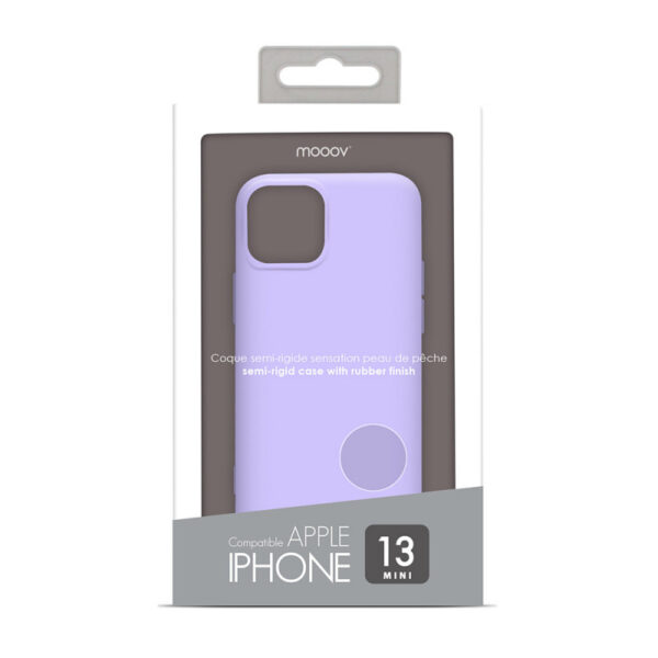 Coque souple pour iPhone 13 Mini - lavande
