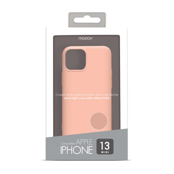 Coque souple pour iPhone 13 Mini - rose pâle